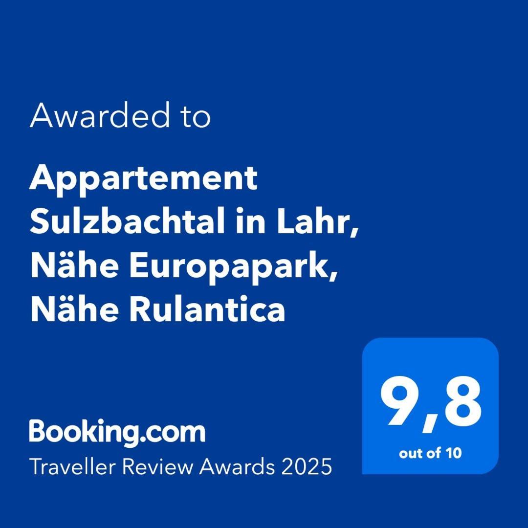 Appartement Sulzbachtal In Lahr, Naehe Europapark, Naehe Rulantica Lahr/Schwarzwald Extérieur photo